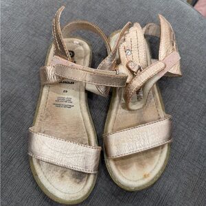 Old Soles Bronze Leather Sandals